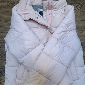 Light pink puffer coat
